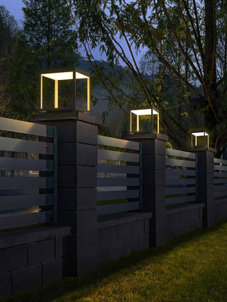 Square Frame Post Outdoor Light Arkstarhome