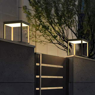 Square Frame Post Outdoor Light Arkstarhome
