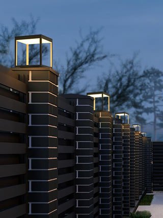 Square Frame Post Outdoor Light Arkstarhome