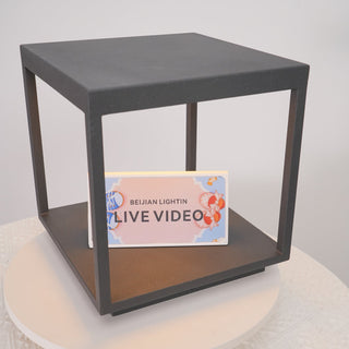 Square Frame Post Outdoor Light Arkstarhome