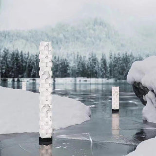 Stacked Alabaster Squares Floor Lamp Arkstarhome