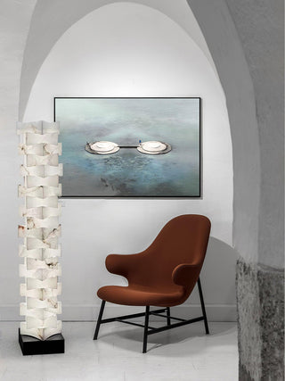Stacked Alabaster Squares Floor Lamp Arkstarhome