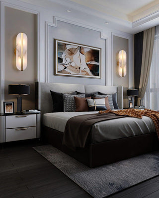 Stone Wall Alabaster LED Sconce Arkstarhome
