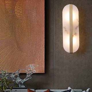 Stone Wall Alabaster LED Sconce Arkstarhome