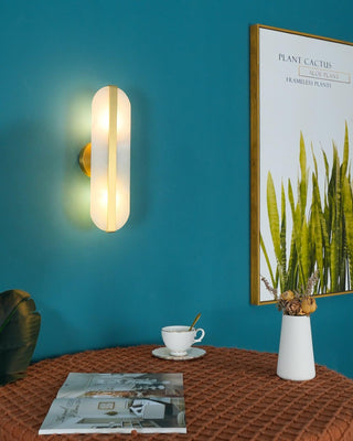 Stone Wall Alabaster LED Sconce Arkstarhome