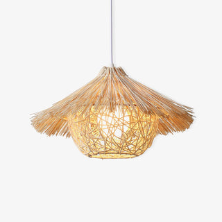 Straw Hat Pendant Light Arkstarhome