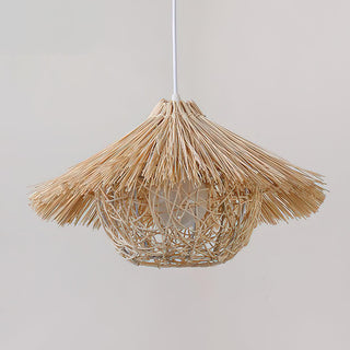 Straw Hat Pendant Light Arkstarhome