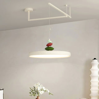 Swing Arm Stone Pendant Light Arkstarhome