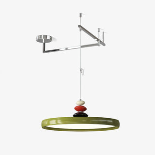 Swing Arm Stone Pendant Light Arkstarhome