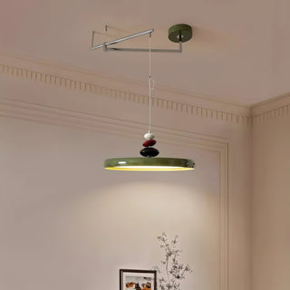 Swing Arm Stone Pendant Light Arkstarhome