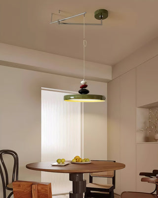 Swing Arm Stone Pendant Light Arkstarhome