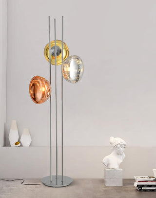 Three Lava Glass Floor Lamp Arkstarhome