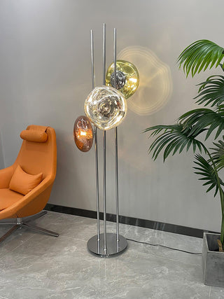 Three Lava Glass Floor Lamp Arkstarhome
