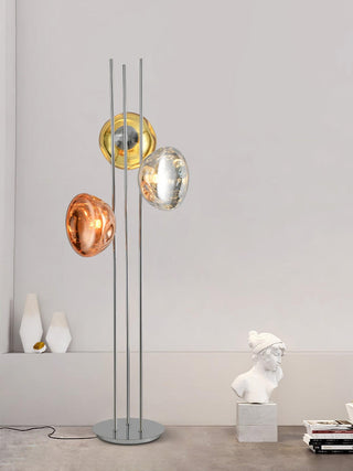Three Lava Glass Floor Lamp Arkstarhome
