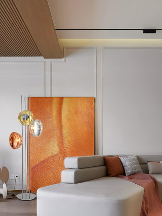 Three Lava Glass Floor Lamp Arkstarhome