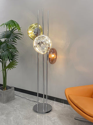 Three Lava Glass Floor Lamp Arkstarhome
