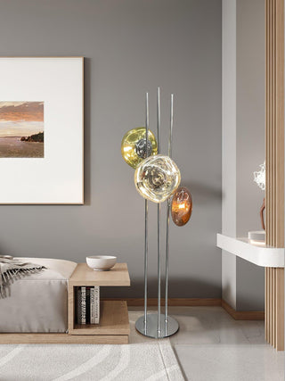 Three Lava Glass Floor Lamp Arkstarhome