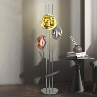 Three Lava Glass Floor Lamp Arkstarhome