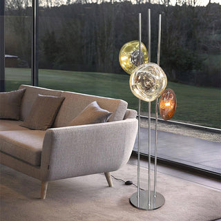 Three Lava Glass Floor Lamp Arkstarhome
