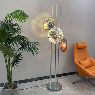 Three Lava Glass Floor Lamp Arkstarhome