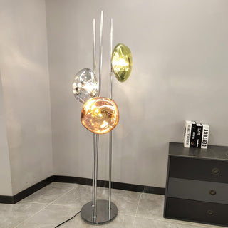 Three Lava Glass Floor Lamp Arkstarhome
