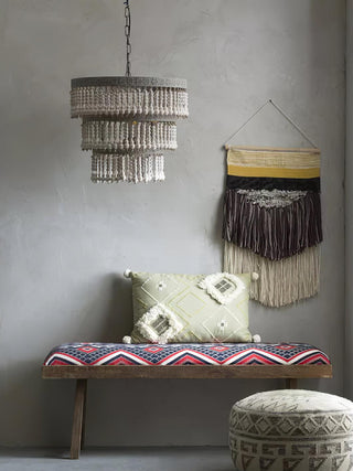 Three Tiered Wood Beaded Chandelier Arkstarhome