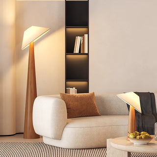 Tilt Hat Wooden Floor Lamp Arkstarhome