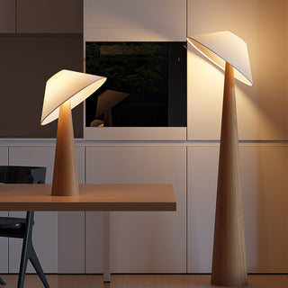 Tilt Hat Wooden Floor Lamp Arkstarhome