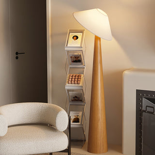 Tilt Hat Wooden Floor Lamp Arkstarhome