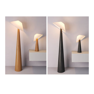 Tilt Hat Wooden Floor Lamp Arkstarhome