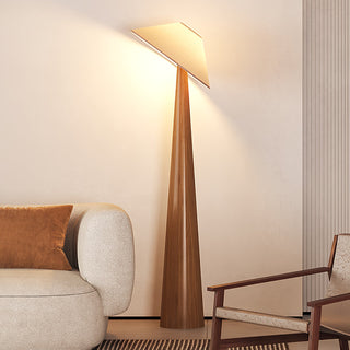 Tilt Hat Wooden Floor Lamp Arkstarhome