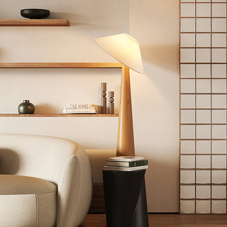Tilt Hat Wooden Floor Lamp Arkstarhome