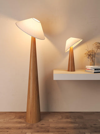 Tilt Hat Wooden Floor Lamp Arkstarhome