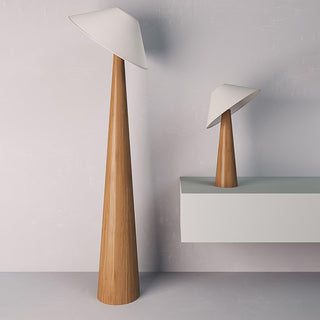 Tilt Hat Wooden Floor Lamp Arkstarhome