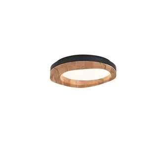 Timber Round Wood Ceiling Lamp Arkstarhome