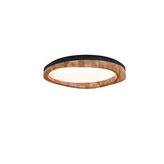 Timber Round Wood Ceiling Lamp Arkstarhome