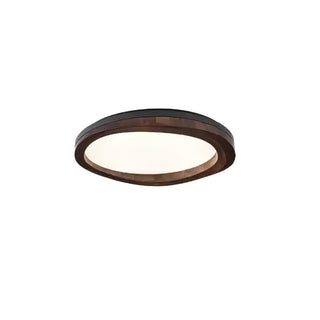 Timber Round Wood Ceiling Lamp Arkstarhome