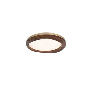 Timber Round Wood Ceiling Lamp Arkstarhome
