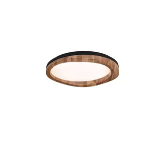 Timber Round Wood Ceiling Lamp Arkstarhome