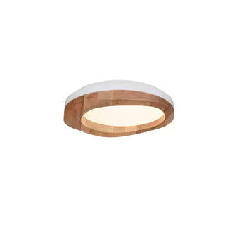 Timber Round Wood Ceiling Lamp Arkstarhome
