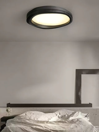 Timber Round Wood Ceiling Lamp Arkstarhome