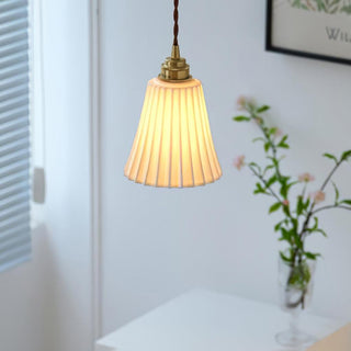 Trumpet Ceramic Pendant Light Arkstarhome