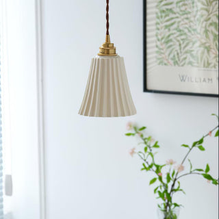 Trumpet Ceramic Pendant Light Arkstarhome