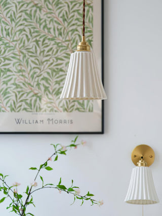 Trumpet Ceramic Pendant Light Arkstarhome