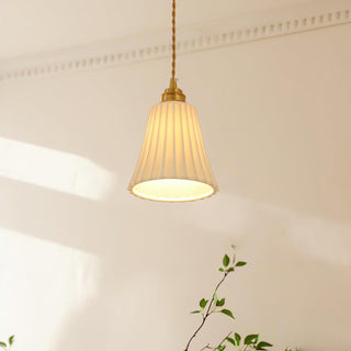 Trumpet Ceramic Pendant Light Arkstarhome