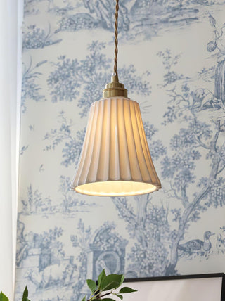 Trumpet Ceramic Pendant Light Arkstarhome