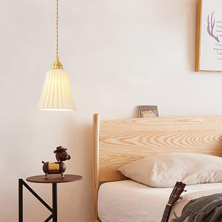 Trumpet Ceramic Pendant Light Arkstarhome
