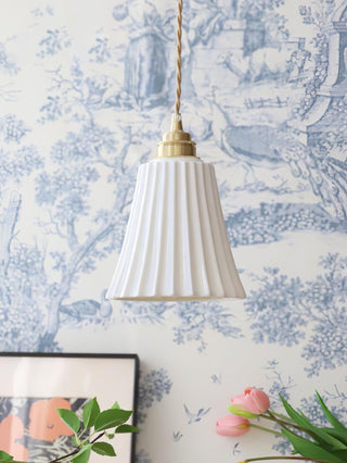 Trumpet Ceramic Pendant Light Arkstarhome