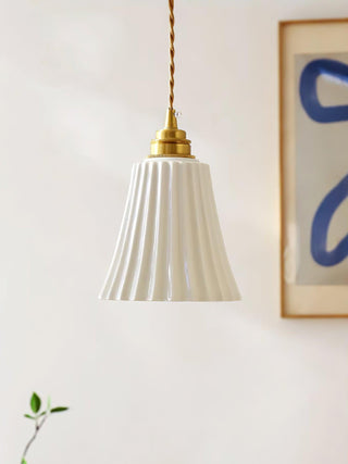 Trumpet Ceramic Pendant Light Arkstarhome
