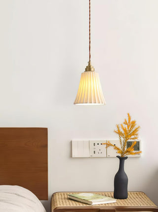 Trumpet Ceramic Pendant Light Arkstarhome